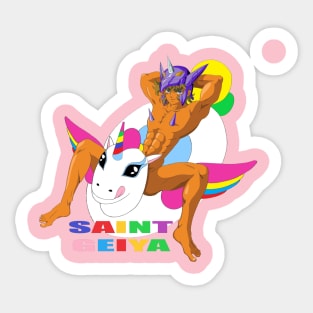 SAINT GAY UNICORN Sticker